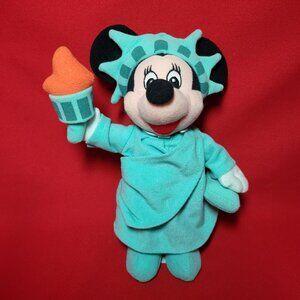 Liberty Minnie Bean Bag Plush The Disney Store Stuffed Toy
